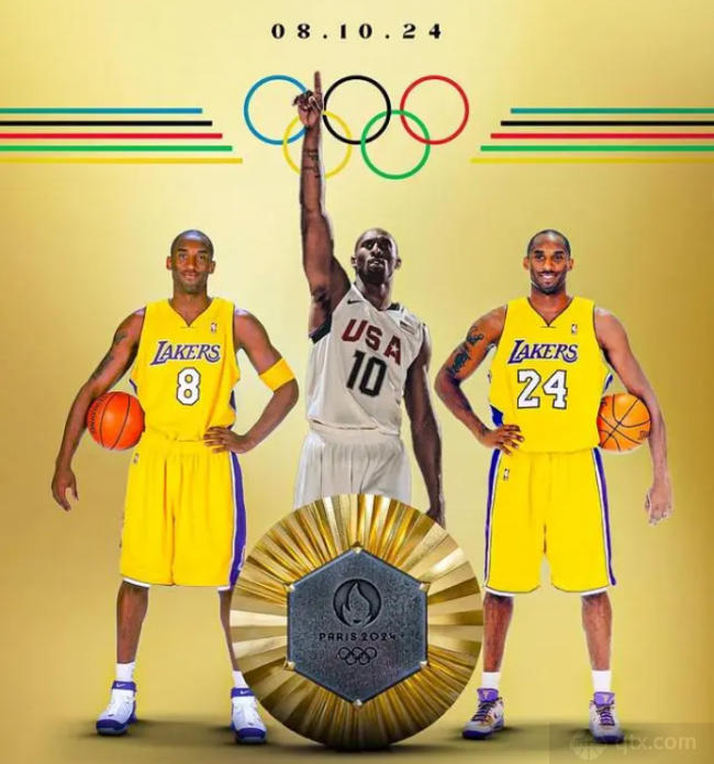 FIBA发科比海报祝贺美国夺冠